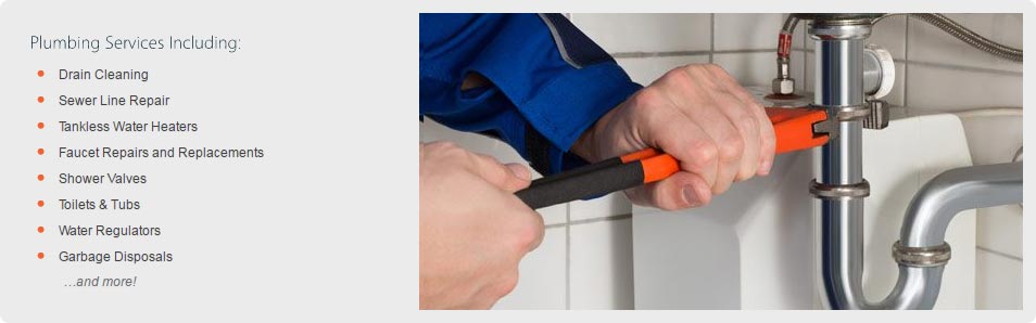 Plumbing Services Including: Drain Cleaning, Sewer Line Repair, and more